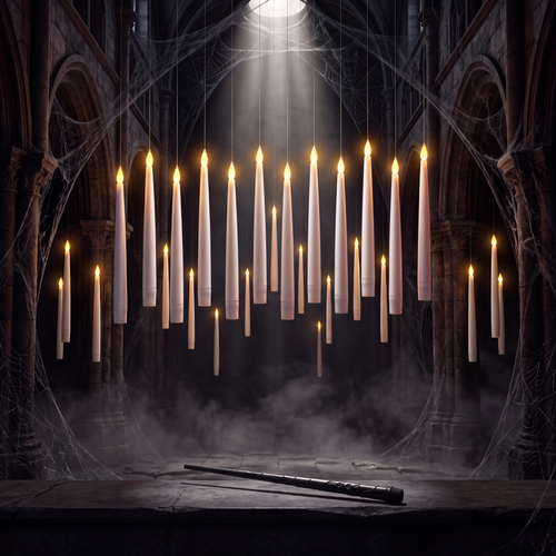 Floating Candles with Magic Wand Remote